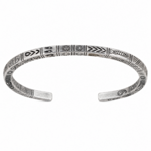 Amazigh Bracelet plaqué argent 999 homme et femme