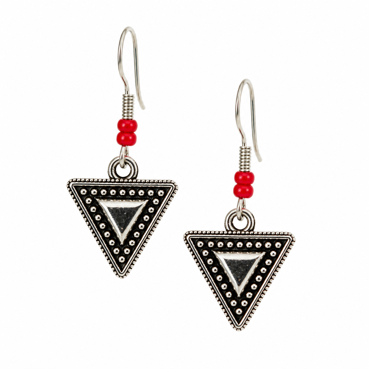 Amazigh Earrings pendantes inspiration kabyle with perles Handmade