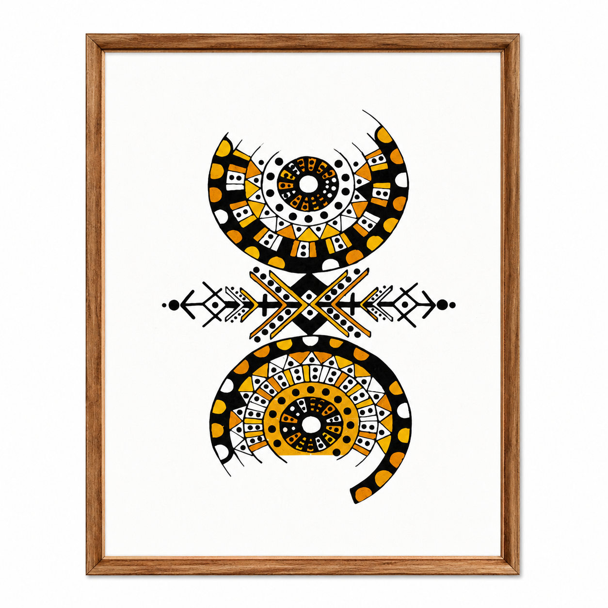 Amazigh Free Human Symbol Printable Line Art Wall Art