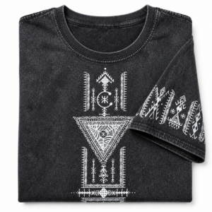 Amazigh Freedom and Generosity YAZ Handmade Cotton T-Shirt