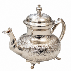 Amazigh Handcrafted Silver Teapot Traditional Engraved Tea Pot
