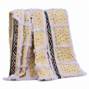 Amazigh Handira Handwoven Wool and Cotton Wall Art