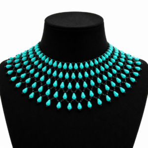 Amazigh Handmade Beaded Choker Tribal Ethnic Jewelry Necklace