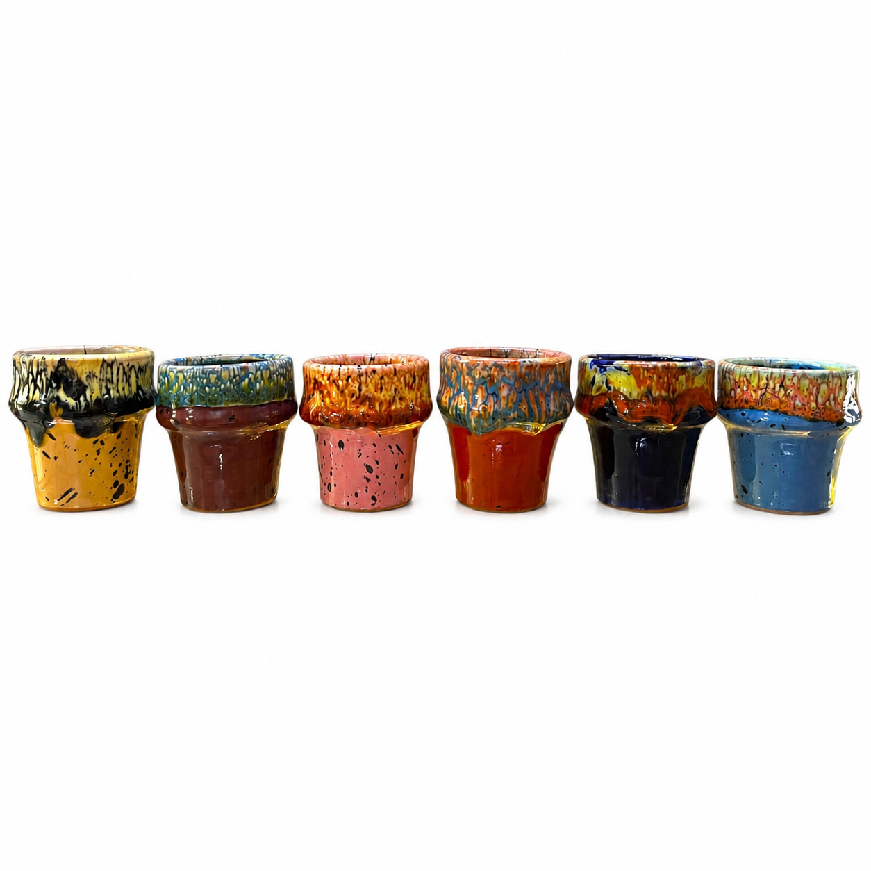 Amazigh Handmade Ceramic Espresso Cups Set 50ml Mug