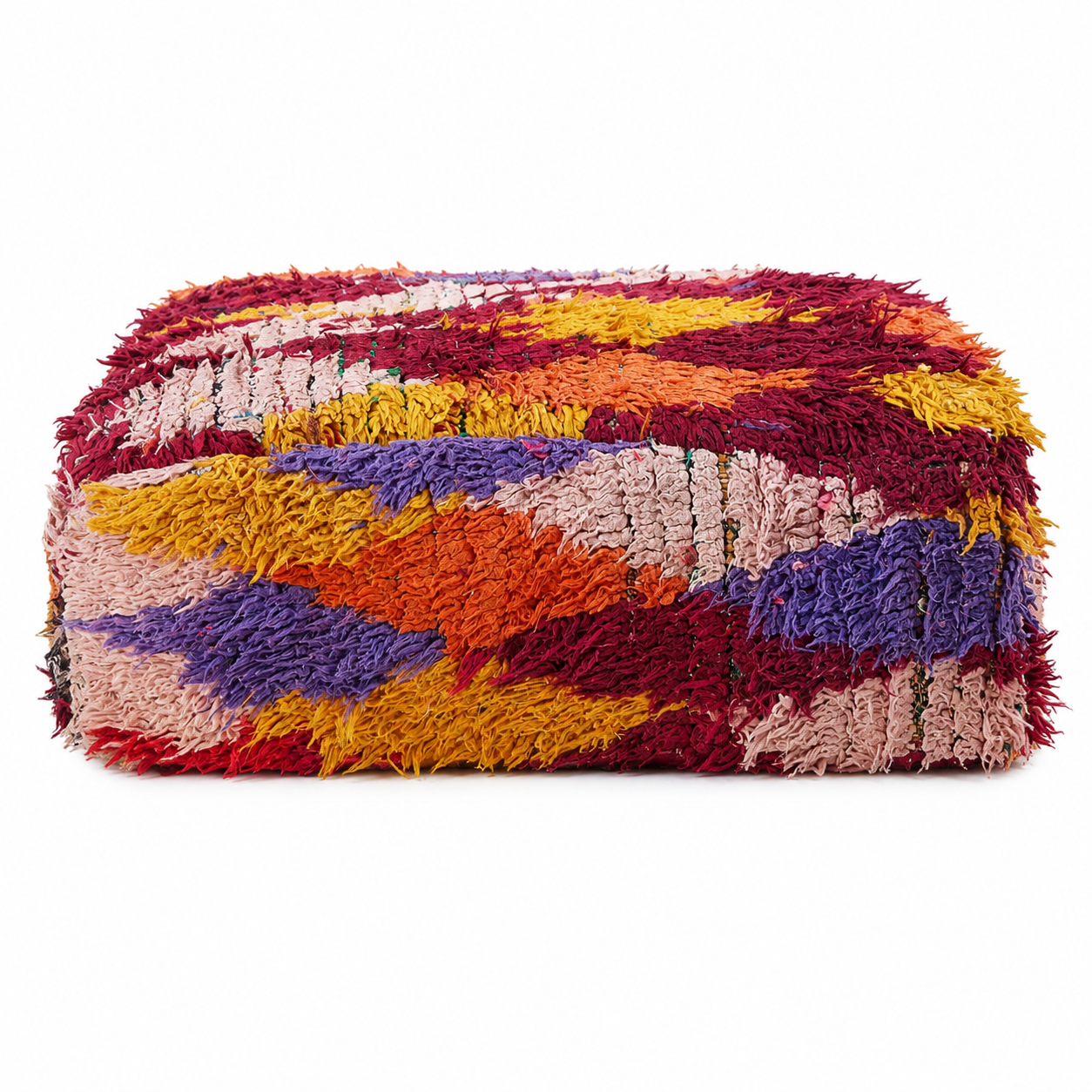 Amazigh Handmade hand Pouf Cover for Home Decor