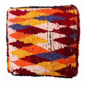 Amazigh Handmade hand Pouf Cover for Home Decor