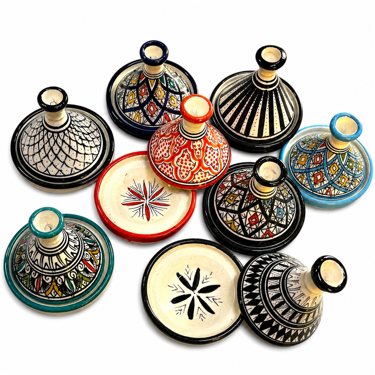 Amazigh Handmade Mini Tagine 9 cm Ceramic Ring