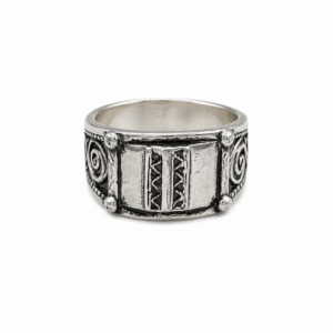 Amazigh Handmade Silver Authentic Jewelry Ring from Tiznit