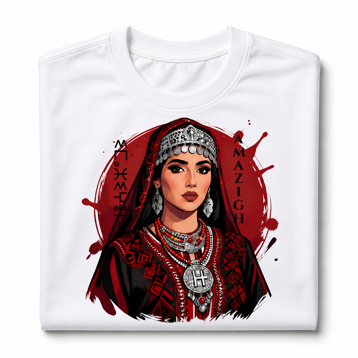 Amazigh Imazighen People Tee with Yaz Symbol Shirt