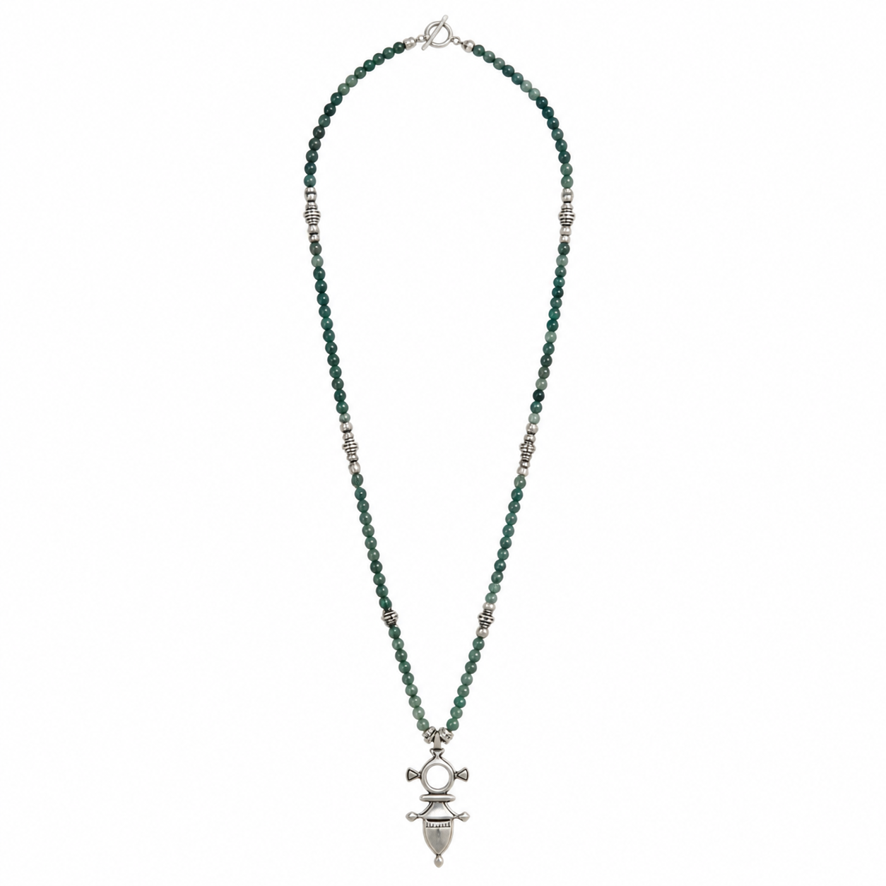 Amazigh Imported Item - Black Silver Distinctive Style