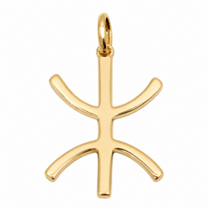 Amazigh Imported Item – Gold Gold-Plated 9 Carats Distinctive Style