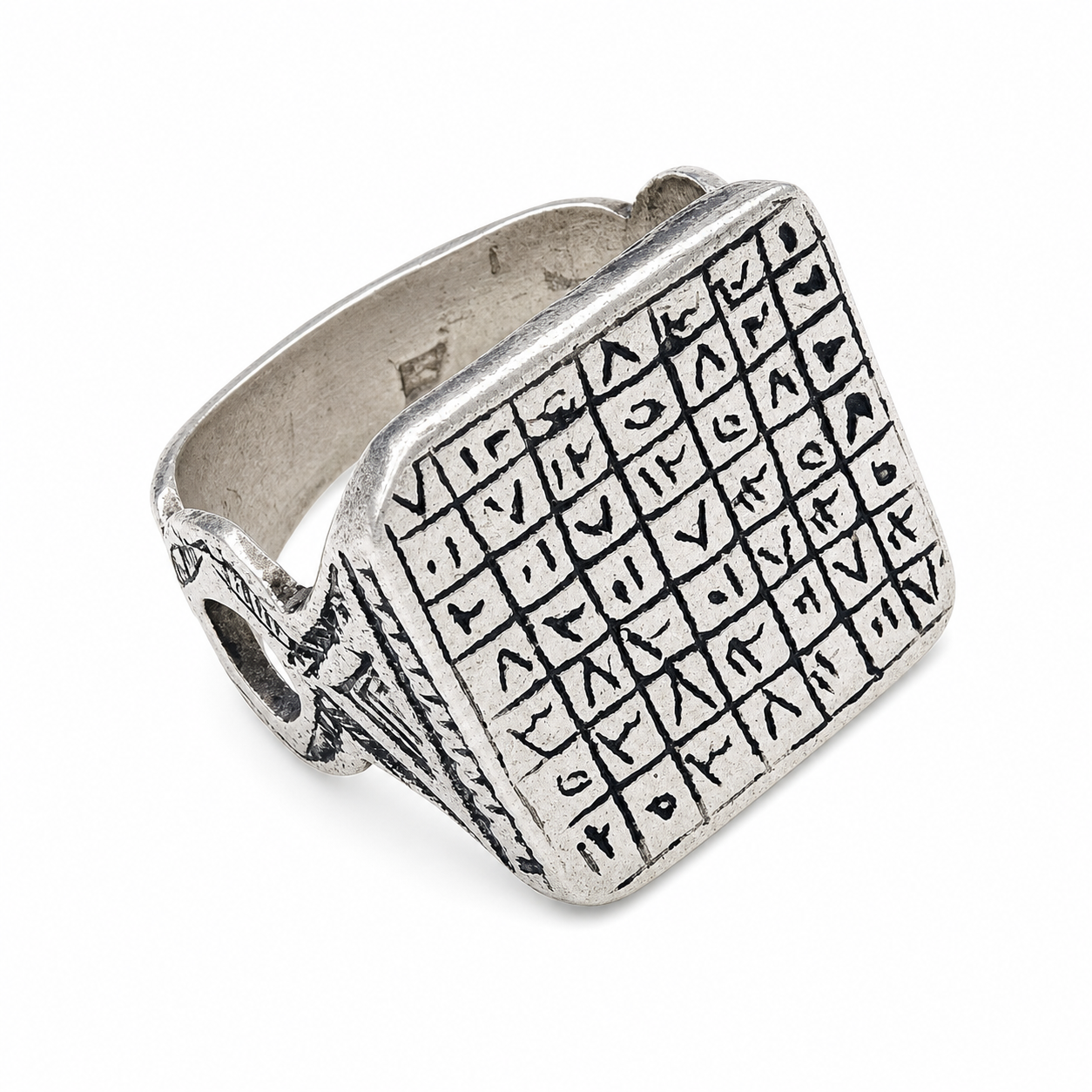 Amazigh Jewelry Traditionnels Marocains Ring Berbère Silver Handmade