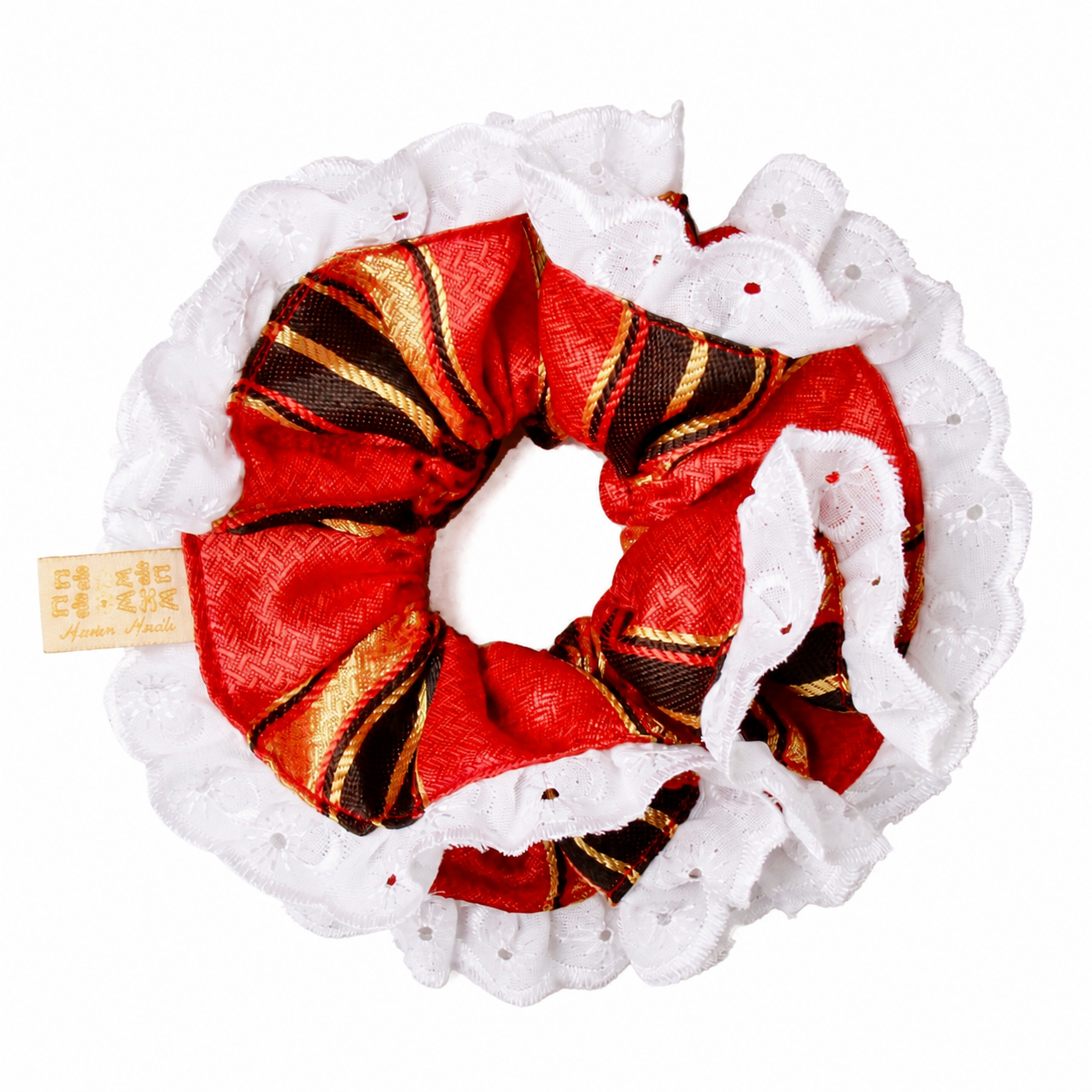 Amazigh Kabyle Fouta Oversized Handmade Scrunchie Hair Accessory