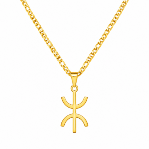 Amazigh Kabyle Tifinagh Yaz Stainless Steel Pendant Unisex Necklace