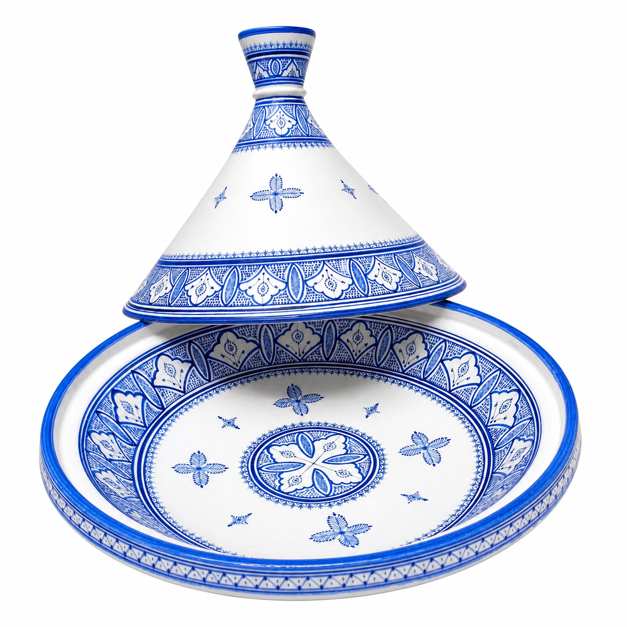 Amazigh Large Handmade Serving Dish Authentic Safi Tagine