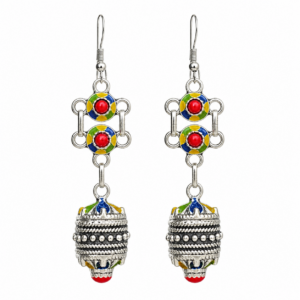Amazigh Magnifiques boucles d oreilles kabyles métal Earrings
