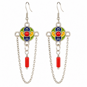 Amazigh Magnifiques boucles d oreilles kabyles métal Earrings