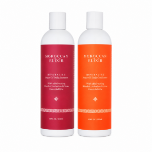 Amazigh REVITALIZE Argan Oil Shampoo & Conditioner – Orange