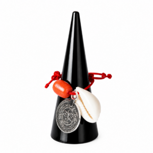 Amazigh Rif Traditional Adjustable Pearl Ring for Henna Style