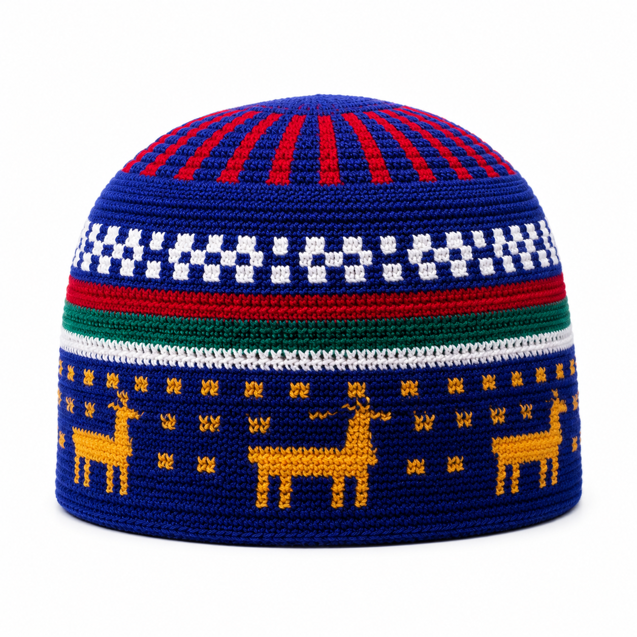 Amazigh Taguiya Crochet Pattern Skullcap Beanie PDF Download