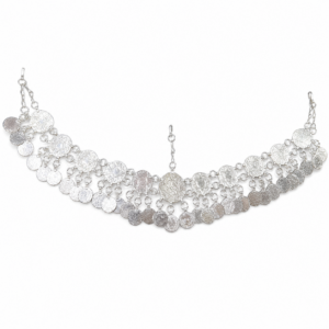 Amazigh Traditional Bridal Jewelry White Stainless Steel Headband