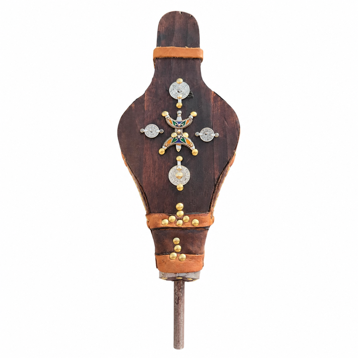 Amazigh Traditional Rabouz Handmade Fire Stoking Bellows Leather