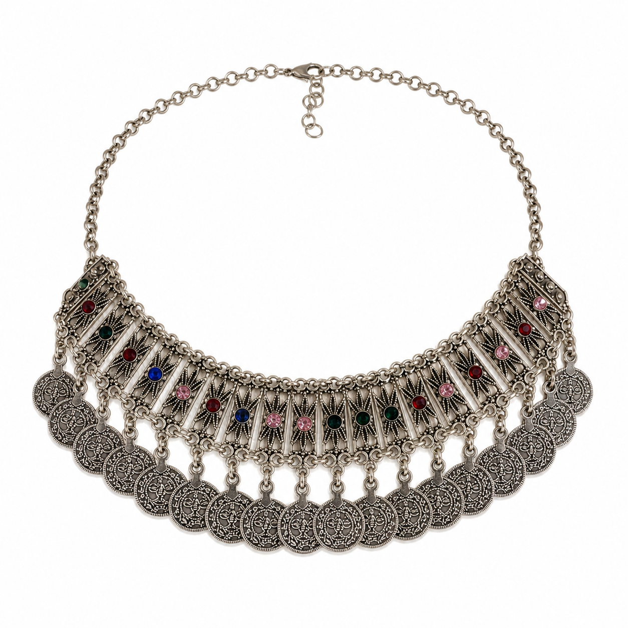 Amazigh Traditional Tasfift Handmade Tribal Jewelry Atlas Necklace