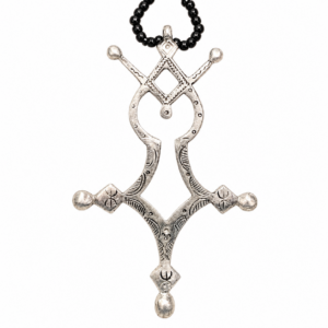 Amazigh Tuareg Symbolic Metal Necklace for Everyday Jewelry Styling