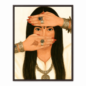 Amazigh Woman Portrait Digital Download Cultural Heritage Wall Art