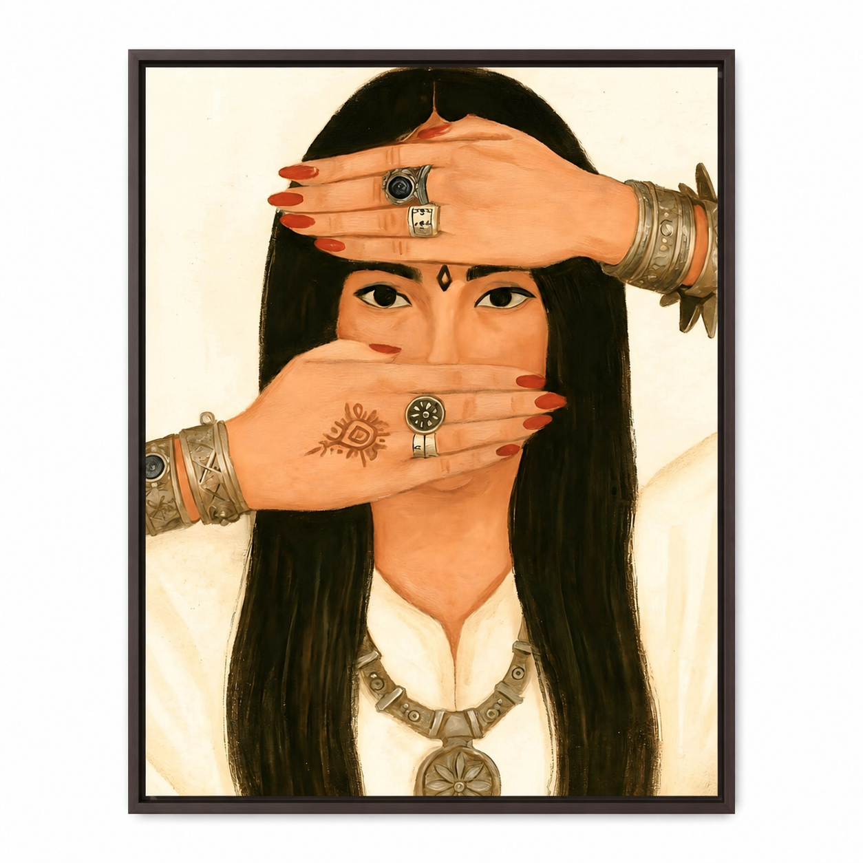 Amazigh Woman Portrait Digital Download Cultural Heritage Wall Art