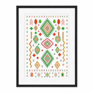 Amazigh Yaz Freedom Symbol High-Resolution Printable Digital Wall Art
