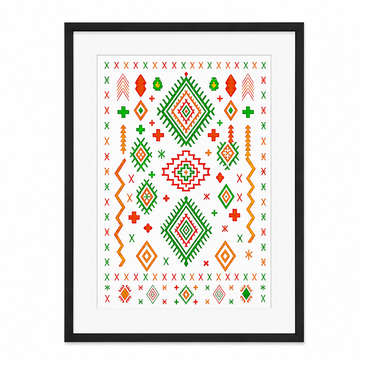 Amazigh Yaz Freedom Symbol High-Resolution Printable Digital Wall Art