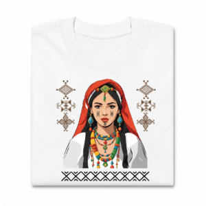 Amazigh Yaz Symbol Berber Kabyle Tifinagh Heritage Graphic T-Shirt