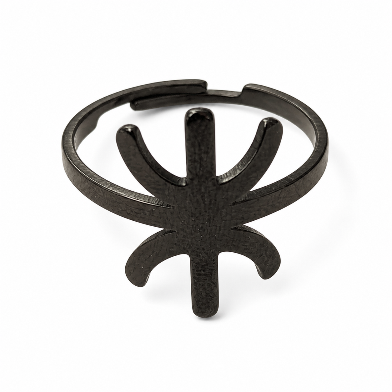 Amazigh YAZ Symbol Stainless Steel Adjustable Heritage Ring
