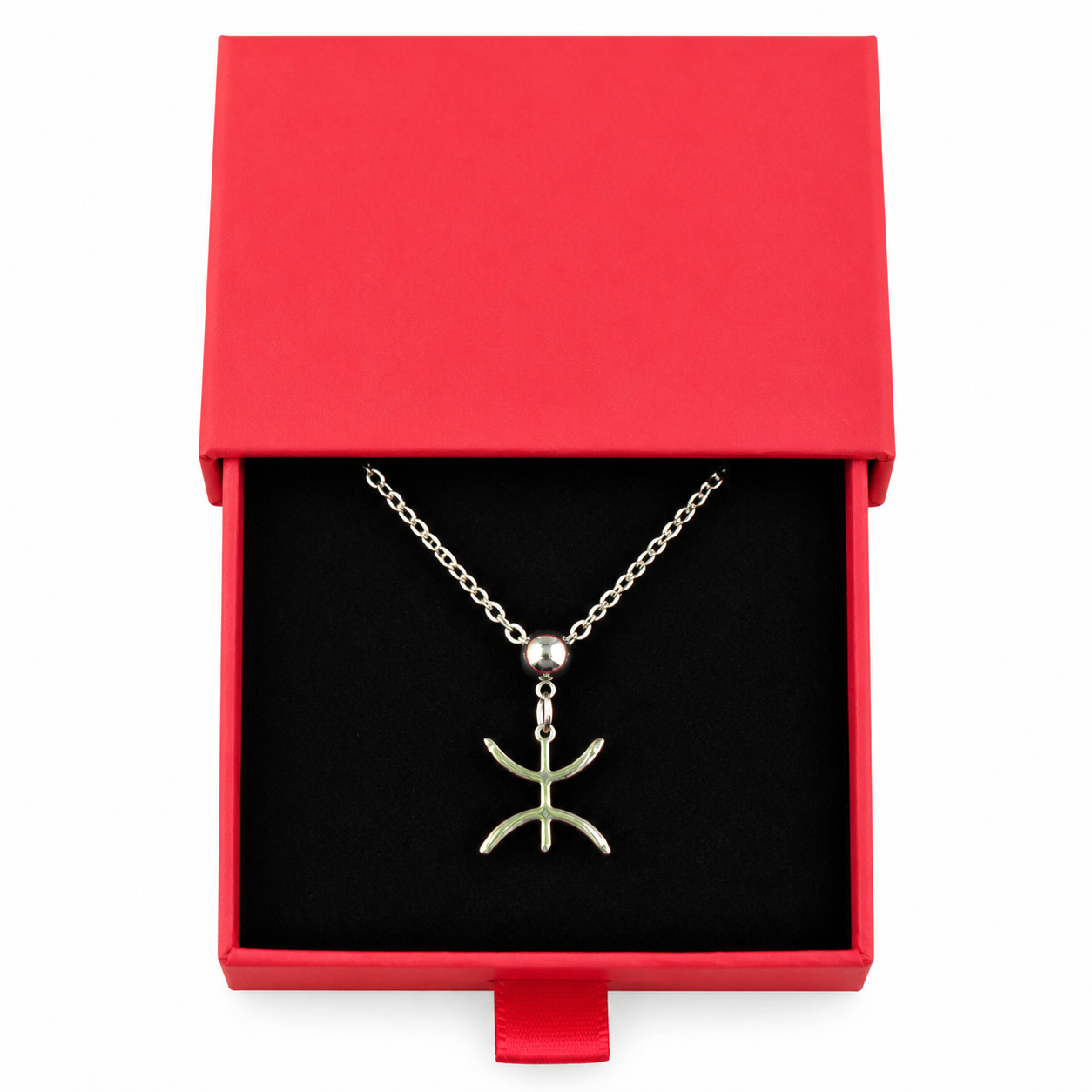 Amazigh Yaz Tifinagh Kabyle Stainless Steel Unisex Pendant Necklace