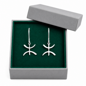 Amazigh YAZ Tifinagh Stainless Steel Earrings Adaptation Boucles