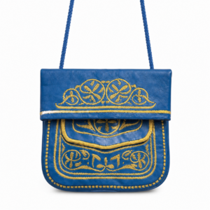 Berber Agrab Leather Handmade Souss Pouch Traditional Bag