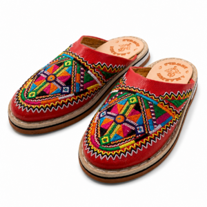 Berber Authentic Adouko Babouche Handmade Leather Babouche Shoes