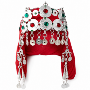 Berber Authentic Headdress Traditional Silver Crown Handmade Headband