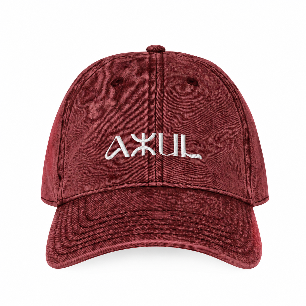 Berber AZUL Vintage Cotton Twill Cap with Kabyle Embroidery
