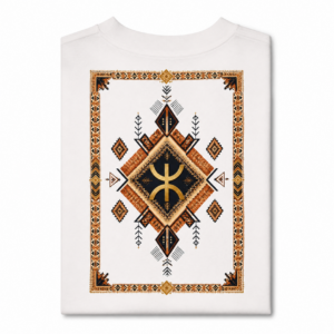 Berber Boho Shirt Yaz “Free Man” Symbol Tee