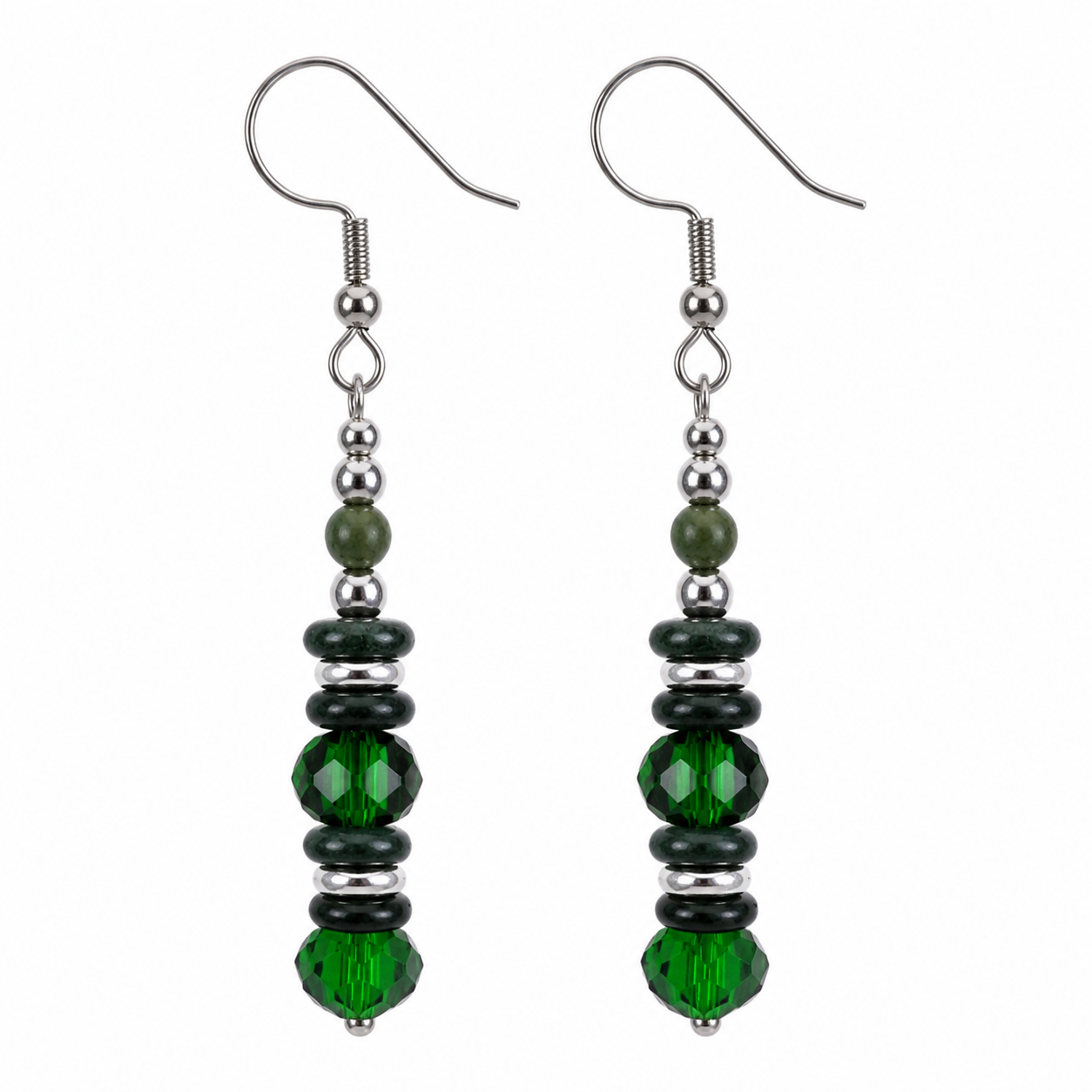 Berber Boucles d oreilles perles en verre Earrings
