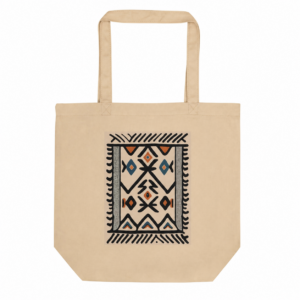 Berber Carpet Eco Tote Bag Kabyle Black Rug