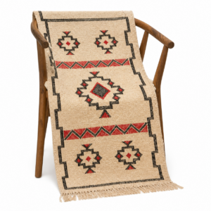 Berber Cream Handmade Geometric 100×50 cm Small Rug