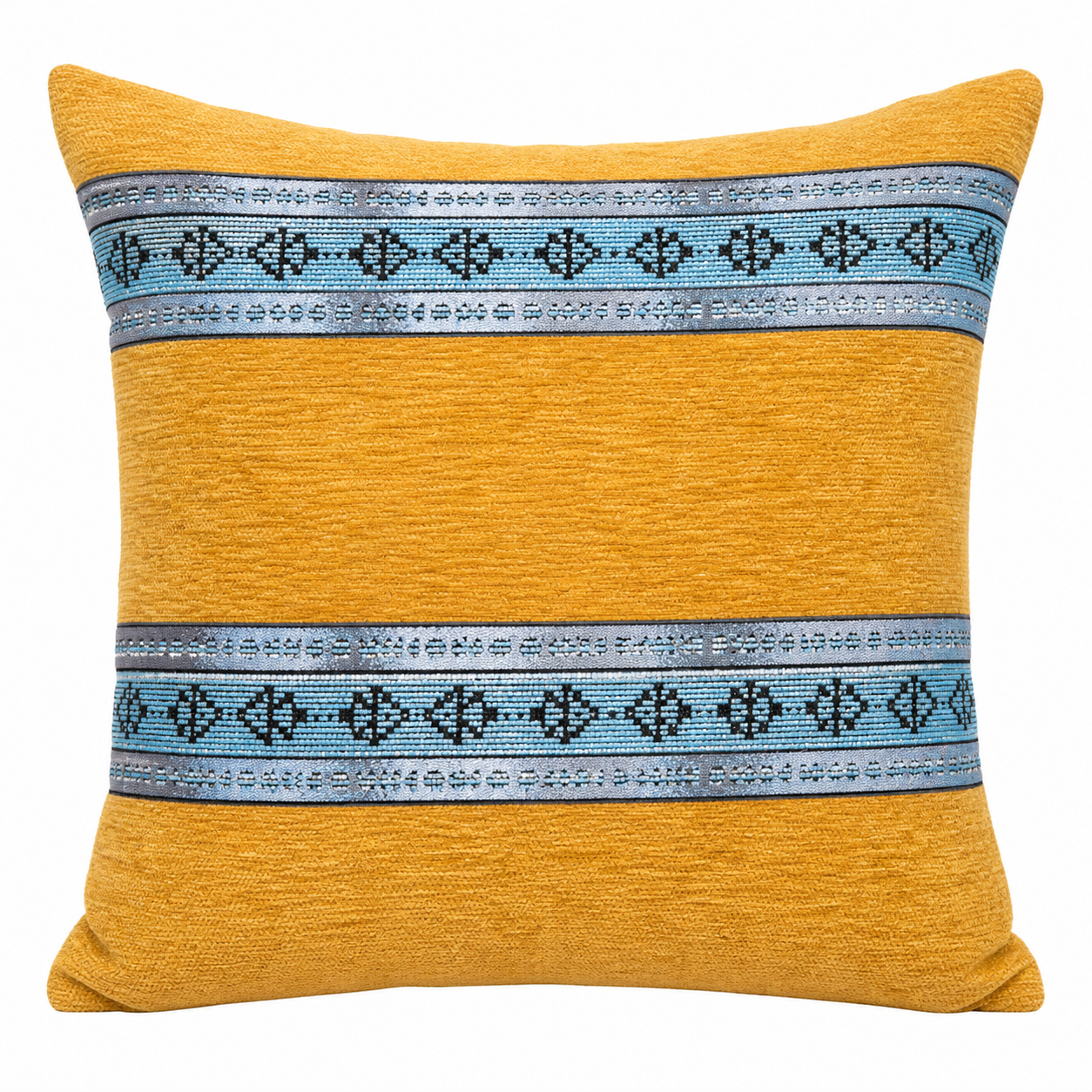 Berber Cushion Cover Cotton Chenille Pattern Boho Pillow