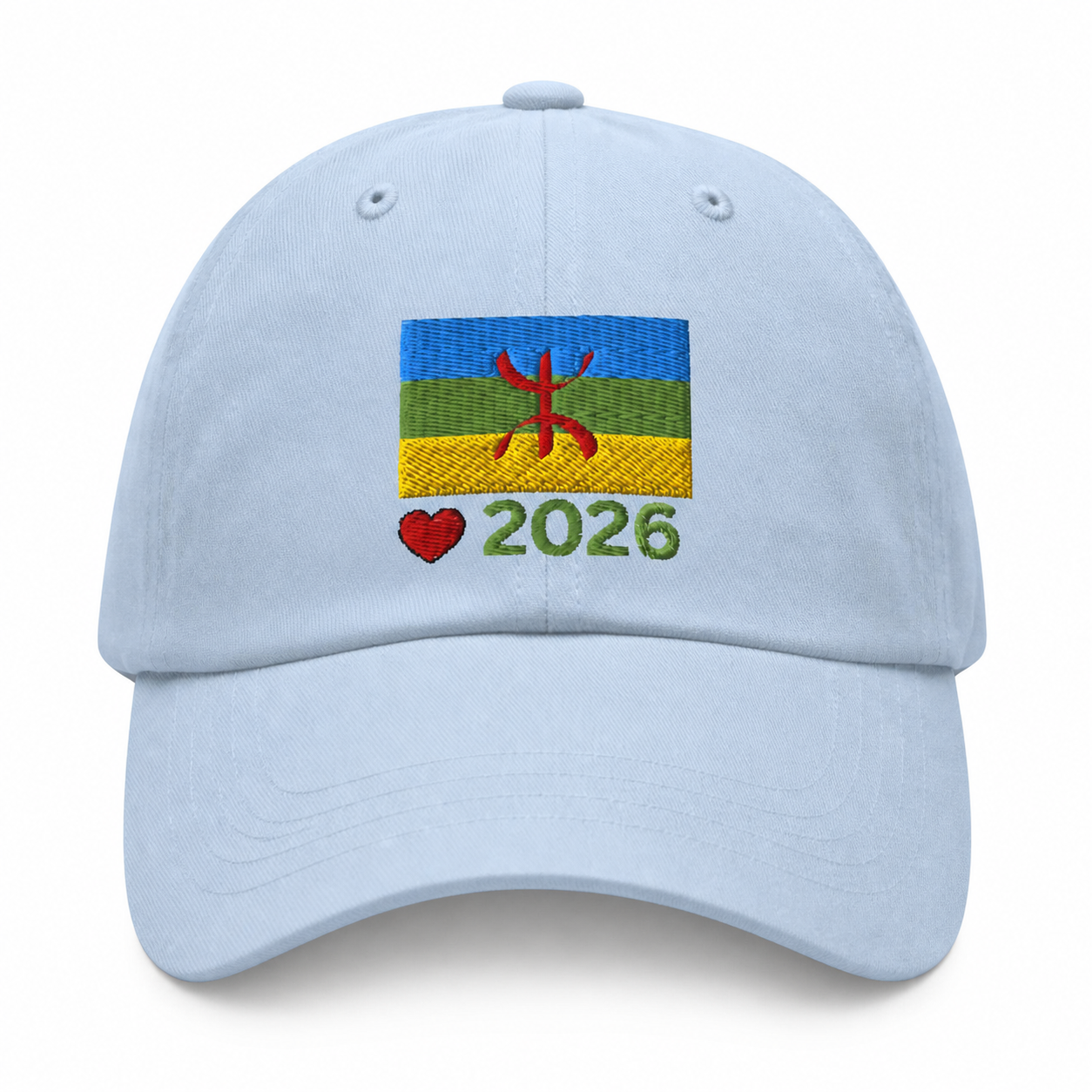 Berber Flag Embroidered Pride Dad Hat Cap for Everyday Heritage Style Use