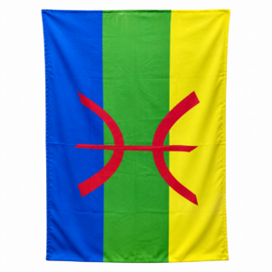 Berber Flag Fabric Traditional Hanging Home Wall Art