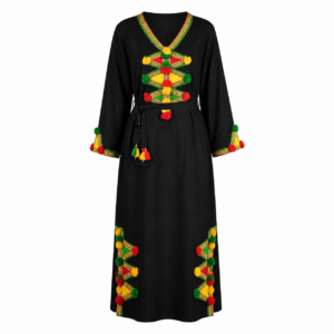 Berber Gandoura Dress Handmade Traditional Boho Chic Kaftan