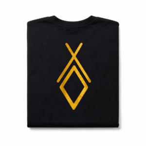Berber Golden Symbol T-Shirt Minimalist Back Graphic Shirt