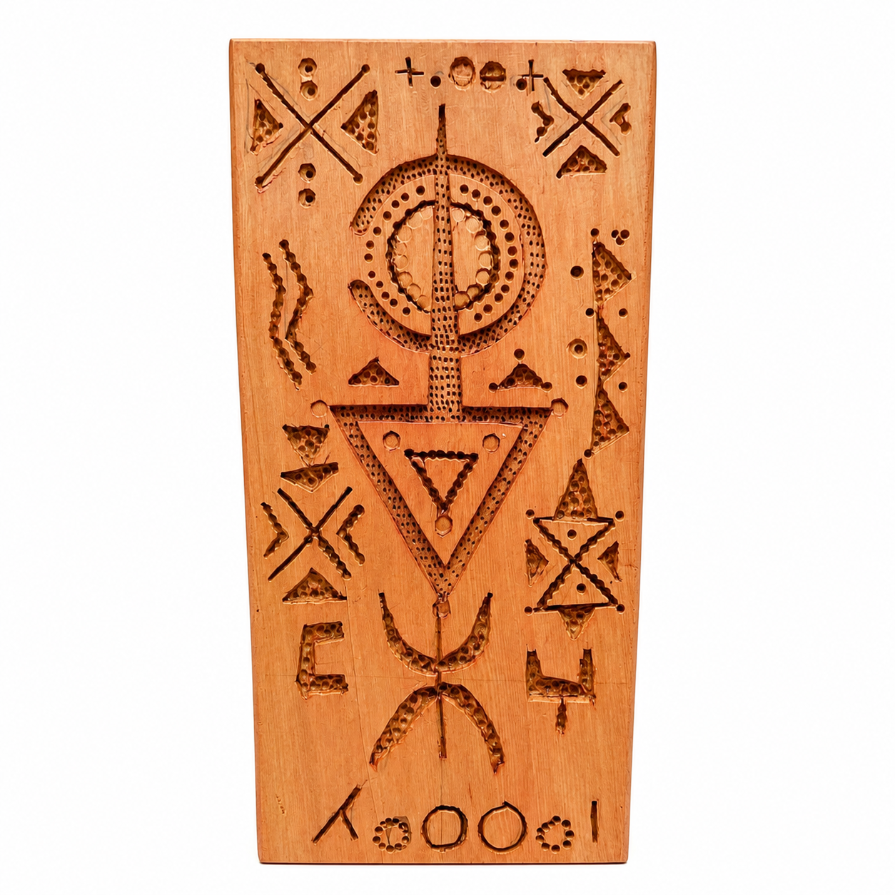 Berber Hand Carved Wooden Symbol Wall Art Decor